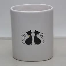 Porta Pentes, Porta Escova de Dente , Tesourinha, Porta treco de Porcelana Gatinhos