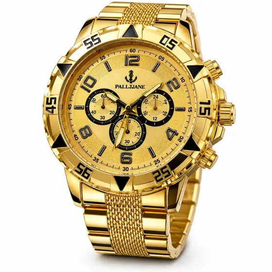 Relógio Masculino Pallyjane Premium Ultra Luxo Resistente à Água | Elegante e Esportivo