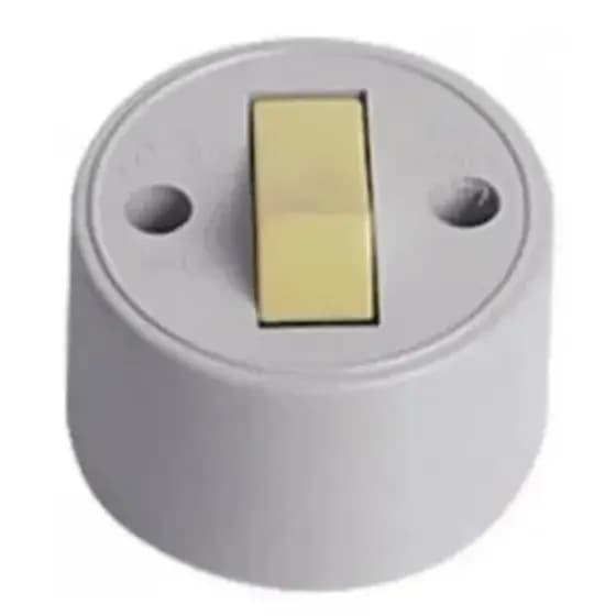 Interruptor Redondo 1 Tecla Externo Apagador Kit C/ 100 Peças