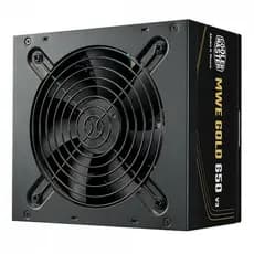 FONTE COOLER MASTER ATX 3.1 650W MWE GOLD 650 V3 PFC ATIVO 80 PLUS GOLD COM CABO DE FORCA GARANTIA 5 ANOS COOLER MASTER