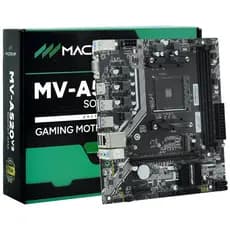 PLACA MÃE MACROVIP MV-A520V2 SOCKET AM4 / VGA / DDR4 MACROVIP