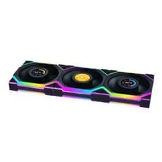 KIT 3 FAN GAMER UNI FAN SL WIRELESS LCD 120 ARGB PRETO 12SLLCD1W3B LIAN LI
