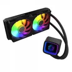 WATER COOLER PCYES TUNDRA BLACK VULCAN ARGB 240MM - WCTBV240 PCYES