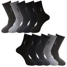 Kit 12 PARES  Meia Social Com Algodão Pares  Alta Qualidade! VARIAS CORES