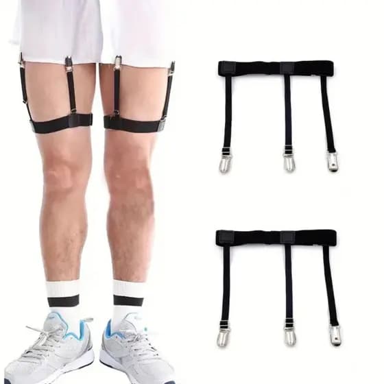 fixadores de camisa de tela com fivela de liga, clipes fixos antiderrapantes anti-arrugas para homens e mulheres, suport