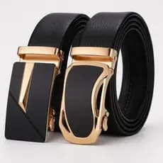 KIT 12 CintoS Social Masculino Em Couro Fivela Automática Luxo Fino