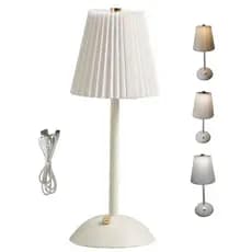 Luminaria Abajur Mesa 3 Tons Led USB Bateria Recarregavel Escritorio Cabeceira Sala Quarto Recepçao Escritorio