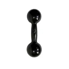 HALTER BOLA DE FERRO 9 KG EMBORRACHADO - TREINO EM CASA, CROSSFIT, ACADEMIA E FISIOTERAPIA