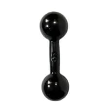 HALTER BOLA DE FERRO 8 KG EMBORRACHADO - TREINO EM CASA, CROSSFIT, ACADEMIA E FISIOTERAPIA