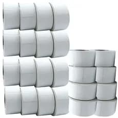 Kit 24 Etiquetas Térmica 40x40mm Balança Toledo, Elgin, Urano Adesivo Direta Cada Rolo 500 Etiquetas
