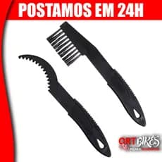 Kit Escova Limpador De Corrente E Cassete Roda Livre Bike Gta