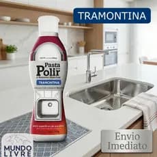 Pasta Para Polir E Remover Manchas Em Aço Inox Tramontina Deisgn Collection 200g