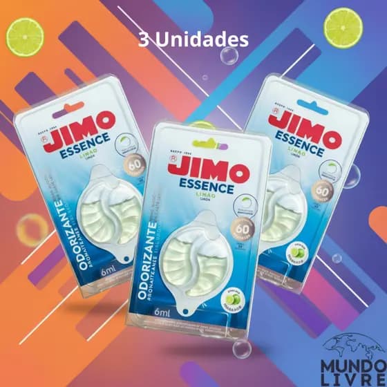 Odorizante para Lava-Louças Jimo Essence Limão 6ml – Elimina Odores e Fragrância Duradoura
