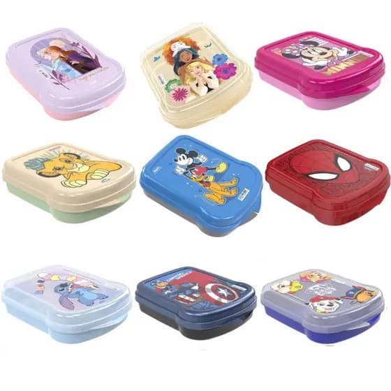 Porta Sanduiche da Disney sanduicheira Oferta Minnie Mickey  Princesas Frozen Homem Aranha