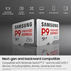 Cartão expresso microSD P9 Express 512GB