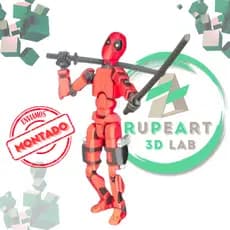 Deadpool  Dummy 13 # MONTADO # Totalmente Articulado Boneco Brinquedo + Pack Armas Edição Limitada Exclusiva
