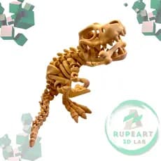 T-Rex Esqueleto Articulado Sensorial Brinquedo Dinossauro Fidget Toy Dino Tiranossauro Rex com Osso