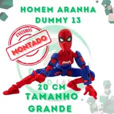 Homem Aranha Spider-man *20 cm* Boneco Dummy 13 # MONTADO # Articulado Action Figure Brinquedo Varias Posições 3D