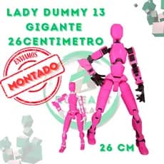 Boneca Dummy 13 Feminina – Totalmente Articulada | Edição Limitada Exclusiva | Gigante 26cm