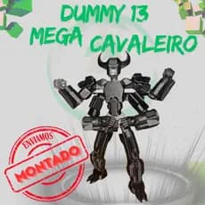 Boneco Dummy 13 - Mega Cavaleiro Armadura Potente - Totalmente Articulado Boneco # MONTADO # Brinquedo Exclusivo