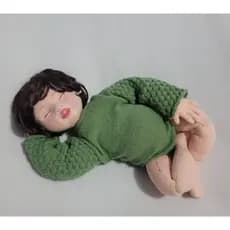 Body Manga Longa Texturizado Newborn em Tricô | Roupa para Ensaio Fotográfico Bebê | Unissex