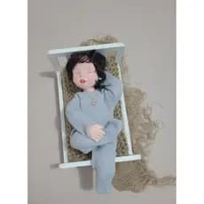 ✨ Macacão Mohair Newborn em Tricô | Prop para Fotografia de Recém-Nascido ✨