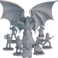 Miniatura RPG Caverna do Dragão Reestilizada D&D Tabuleiro