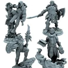 Miniaturas Firbolg Rpg Compatível D&d Dnd Dungeon & Dragons