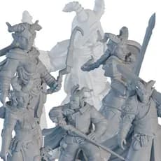 Miniaturas Tiefling Sombrio Rpg Compatível D&d Dnd Dungeons Dragons