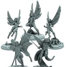 Miniaturas fadas Rpg Compatível D&d Dnd Dungeon & Dragons