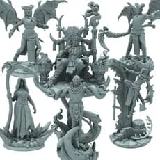 Miniaturas Reino das Sombras Rpg Compatível D&d Dnd Dungeons Dragons