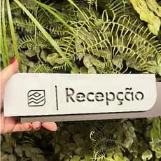 Sinalização Acrílico Espelhado + Placa Personalizado, Placa sinalização, Porta, WC e Sanitários.