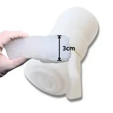 Manta Acrilica Perlon Premium Grossa - 3cm Espessura - 1,40mx1m