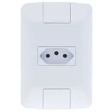 1 Tomada 4x2 2P+T Tramontina Aria 10 A 250 V Branco 57241/010