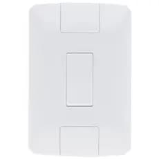 Conjunto Aria 4x2 1 Interruptor Simples 6a Vertical 250v Tramontina 57241/001