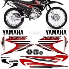 Kit Adesivo Xtz 125 2007 Vermelho Moto Autocolante Faixa Jogo