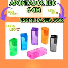 Apontador Deposito 6 cm Retangular Leo&leo- Unidade