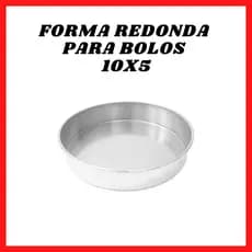 Forma Redonda Para Bolos - 10x5