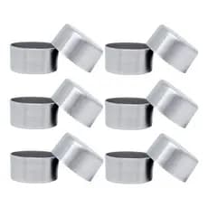 Forminha Pão De Mel Nº 2 Kit Com 24 Unidades Em Alumínio