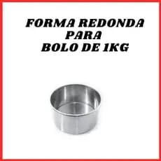 Forma Redonda Para Bolo De 1kg - Avulsa 15 x 8