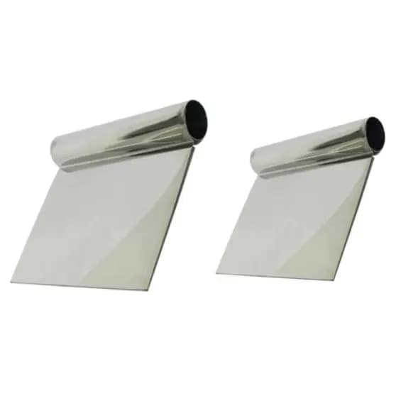 Kit - Espátula Tubular Alta Inox 2 pçs - tamanhos 20 cm e 25 cm