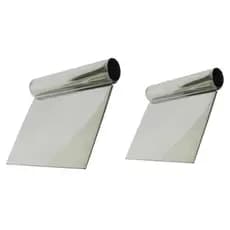 Kit - Espátula Tubular Alta Inox 2 pçs - tamanhos 20 cm e 25 cm