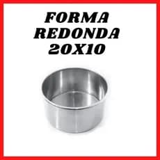 Forma Redonda Fundo Fixo 20x10 - Avulsa
