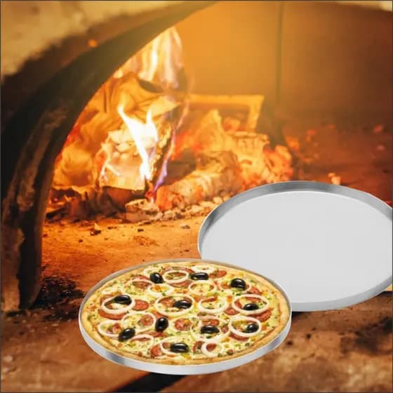 Forma Para  Pizza (35cm) Alumínio