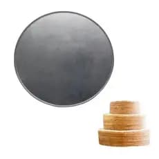Forma P/ Bolo De Rolo Redonda 25cm Em Alumínio Resistente