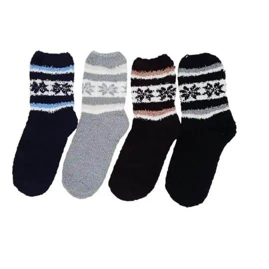 Meia Elástica Estica Quentinha 3 Pares Color Soft Unissex Frio Inverno