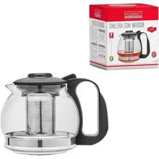 Chaleira Com Infusor Aço Inox Vidro Hauskraft 1,2 Litros