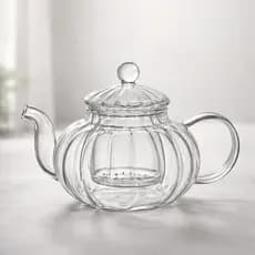 Chaleira Bule Com Tampa Infusor Vidro Borossilicato Hauskraft 600 Ml Pode Ir Ao Fogo