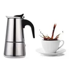Cafeteira Italiana Ke Home 4 Xícaras Aço Inoxidável 200 Ml