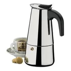 Cafeteira Italiana Prata Expresso Wincy 9 Xícaras 450 Ml Aço Inox
